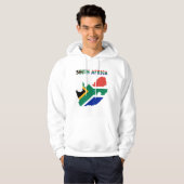 Zuid-Afrikaanse vlag Hoodie (Voorkant volledig)