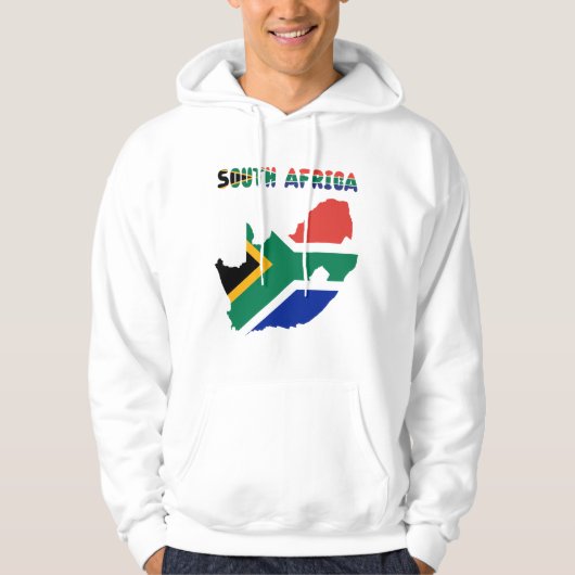 Zuid-Afrikaanse vlag Hoodie (Voorkant)