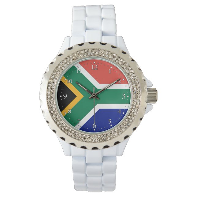 Zuid-Afrikaanse vlag Horloge (Voorkant)