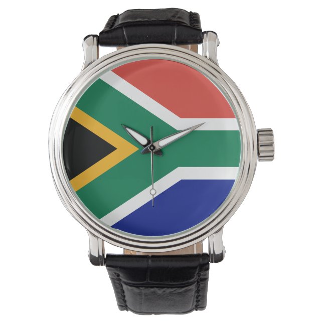 Zuid-Afrikaanse vlag Horloge (Voorkant)