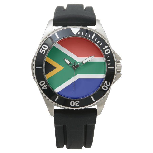 Zuid-Afrikaanse vlag Horloge (Voorkant)