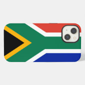 zuid - afrikaanse vlag iPhone hoesje (Achterkant horizontaal)