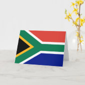 Zuid-Afrikaanse vlag Kaart (Gele Bloem)