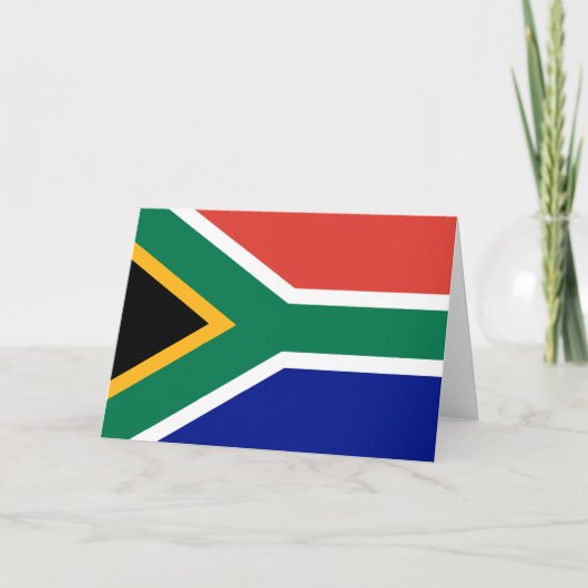 Zuid-Afrikaanse vlag Kaart (Voorkant)