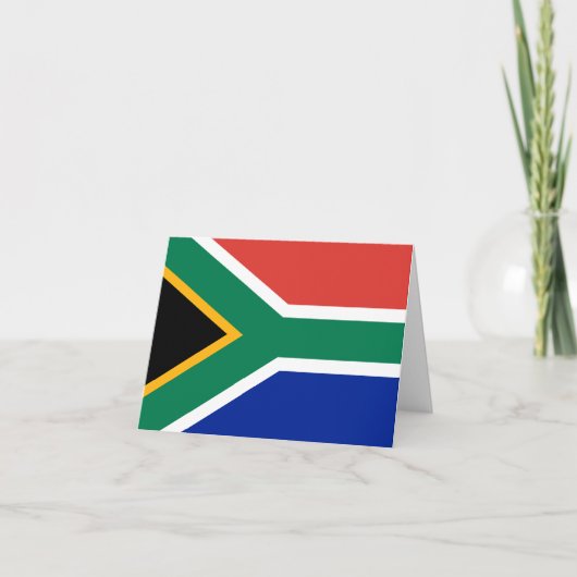 Zuid-Afrikaanse vlag Kaart (Voorkant)