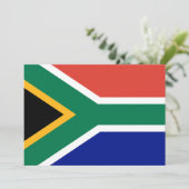 Zuid-Afrikaanse vlag Kaart (Staand voorkant)