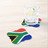 Zuid-Afrikaanse vlag Kartonnen Onderzetters (Insitu)