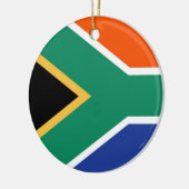 Zuid-Afrikaanse vlag Keramisch Ornament (Links)