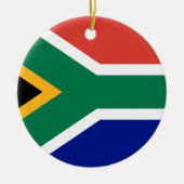 Zuid-Afrikaanse vlag Keramisch Ornament (Voorkant)