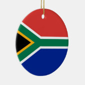 Zuid-Afrikaanse vlag Keramisch Ornament (Rechts)