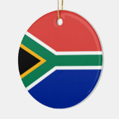 Zuid-Afrikaanse vlag Keramisch Ornament (Links)