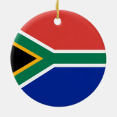 Zuid-Afrikaanse vlag Keramisch Ornament (Achterkant)