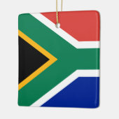 Zuid-Afrikaanse vlag Keramisch Ornament (Links)