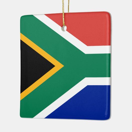 Zuid-Afrikaanse vlag Keramisch Ornament (Links)