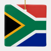 Zuid-Afrikaanse vlag Keramisch Ornament (Achterkant)