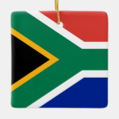 Zuid-Afrikaanse vlag Keramisch Ornament (Voorkant)
