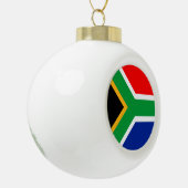 Zuid-Afrikaanse vlag Keramische Bal Ornament (Links)