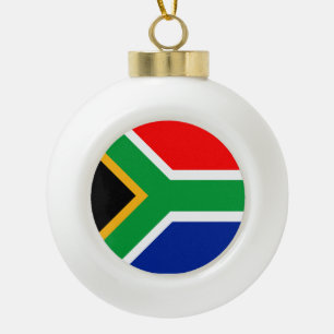 Zuid-Afrikaanse vlag Keramische Bal Ornament