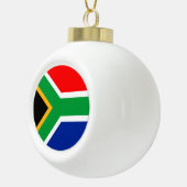 Zuid-Afrikaanse vlag Keramische Bal Ornament (Rechts)