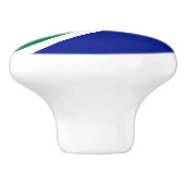 Zuid-Afrikaanse vlag Keramische Knop (Zijkant)