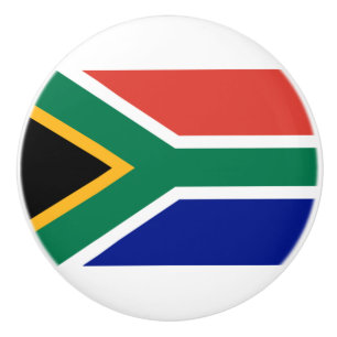 Zuid-Afrikaanse vlag Keramische Knop