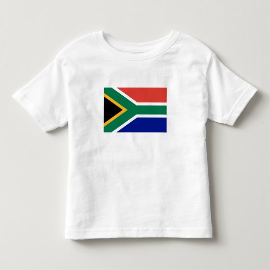 Zuid-Afrikaanse vlag Kinder Shirts (Voorkant)