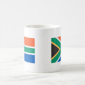 Zuid-Afrikaanse vlag Koffiemok (Center)