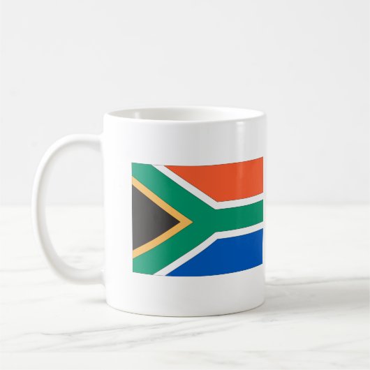 Zuid-Afrikaanse vlag Koffiemok (Links)