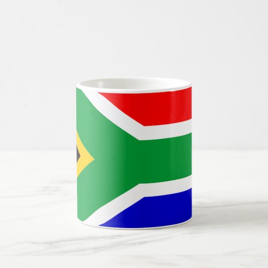 Zuid-Afrikaanse vlag Koffiemok (Center)