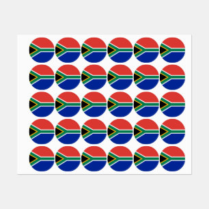 Zuid-Afrikaanse vlag Labels