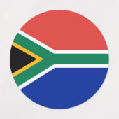 Zuid-Afrikaanse vlag Labels (Design 2)