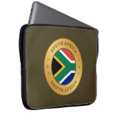 Zuid-Afrikaanse vlag Laptop Sleeve (Voorkant Rechts)