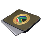 Zuid-Afrikaanse vlag Laptop Sleeve (Voorkant onderkant)