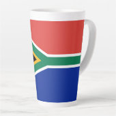 Zuid-Afrikaanse vlag Latte Mok (Rechterhoek)