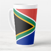 Zuid-Afrikaanse vlag Latte Mok (Linkerhoek)