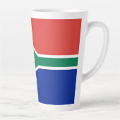 Zuid-Afrikaanse vlag Latte Mok (Rechts)