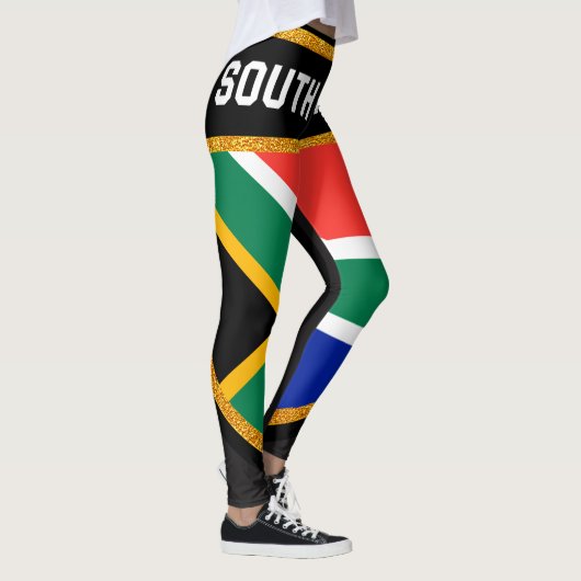 Zuid-Afrikaanse vlag Leggings (Rechts)