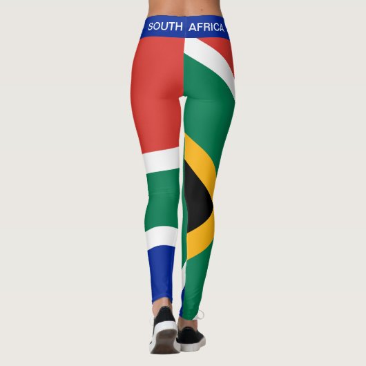 Zuid-Afrikaanse vlag Leggings (Achterkant)