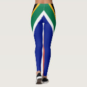Zuid-Afrikaanse vlag Leggings (Achterkant)