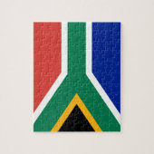 Zuid-Afrikaanse vlag Legpuzzel (Verticaal)