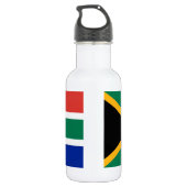 Zuid-Afrikaanse vlag Liberty Bottle Waterfles (Achterkant)