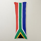 Zuid-Afrikaanse vlag Lichaamskussen (Voorkant Verticaal)