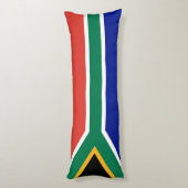 Zuid-Afrikaanse vlag Lichaamskussen (Achterkant (Verticaal))