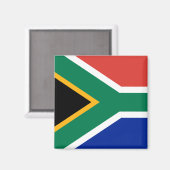 Zuid-Afrikaanse vlag Magneet (Voorkant / Achterkant)