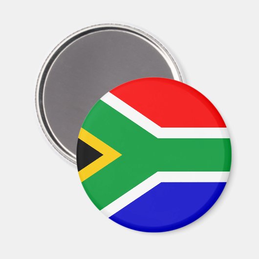 Zuid-Afrikaanse vlag Magneet (Voorkant / Achterkant)