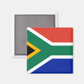 Zuid-Afrikaanse vlag Magneet (Voorkant / Achterkant)