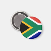 Zuid-Afrikaanse vlag Magneet (Voorkant / Achterkant)