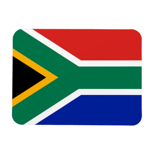 Zuid-Afrikaanse vlag Magneet (Horizontaal)