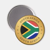 Zuid-Afrikaanse vlag Magneet (Voorkant / Achterkant)