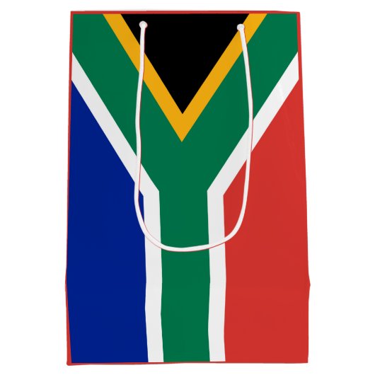 Zuid-Afrikaanse vlag Medium Cadeauzakje (Achterkant)